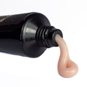 acrygel glitter peach