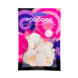 Staleks PRO M cuscinetti di ricarica PODODISC per PEDICURE (50 pezzi) PDF-20-180w