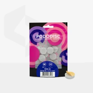 Staleks PRO PODODISC disco spugna monouso M 20 MM per pedicure (25 pz) PDFB-20