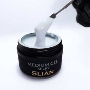 Medium builder gel glitter milky-15 ml