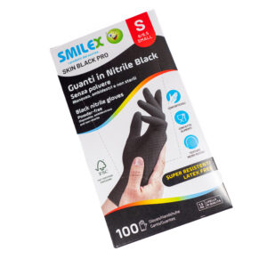 guanti neri taglia S