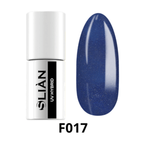 F017 - Gel color blu glitter 6ml