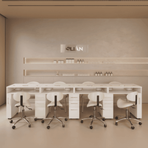 Tavolo da manicure quadruplo mini Bergamo 320 cm