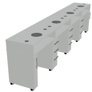 Tavolo quadruplo mini Bergamo 320